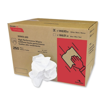 Tuff-job Spunlace Towels, Jumbo Roll, 12 X 13, Blue, 475/roll
