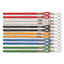 Lanyard, Metal J-hook Fastener, 20" Long, Assorted Colors, 12/pack