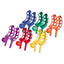 Scoop Ball Set, Plastic, Assorted Colors, 2 Scoops,1 Ball/set, 6/set