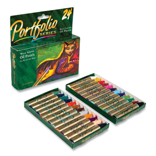 Portfolio Series Oil Pastels, 24 Assorted Colors, 24/pack