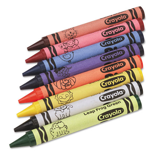 Jumbo Classpack Crayons, 25 Each Of 8 Colors, 200/set