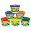 Modeling Dough Bucket, 3 Lbs, Assorted Colors, 6 Buckets/set