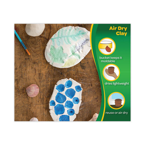 Air-dry Clay, White, 25 Lbs