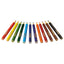 Short-length Colored Pencil Set, 3.3 Mm, 2b (#1), Assorted Lead/barrel Colors, Dozen