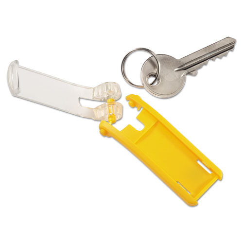 Key Rack, 24-tag Capacity, Plastic, Gray, 8.38 X 1.38 X 14.13