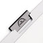Duraclip Report Cover, Clip Fastener, 8.5 X 11,  Clear/graphite, 25/box