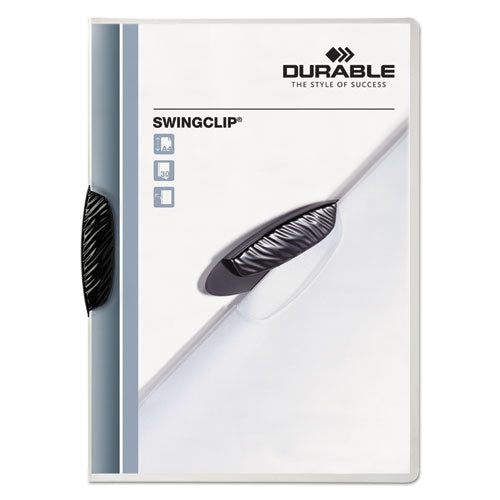 Swingclip Clear Report Cover, Swing Clip, 8.5 X 11, Clear/clear, 25/box