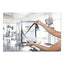 Duraframe Note Sign Holder, 8.5 X 11, Silver Frame