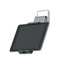 Mountable Tablet Holder, Silver/charcoal Gray