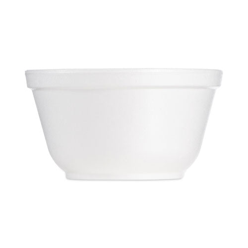 Foam Bowls, 10 Oz, White, 50/pack, 20 Packs/carton