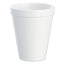 Foam Drink Cups, 10 Oz, White, 25/bag, 40 Bags/carton