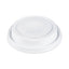 Cappuccino Dome Sipper Lids, Fits 12 Oz To 24 Oz Cups, White, 1,000/carton