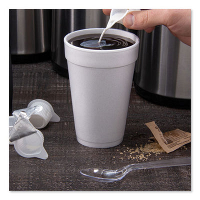 Foam Drink Cups, 16 Oz, White, 25/bag, 40 Bags/carton