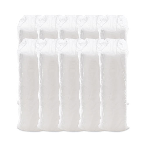 Plastic Lids, Fits 12 Oz To 24 Oz Foam Cups, Vented, Translucent, 100/pack, 10 Packs/carton