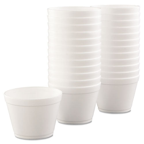 Foam Containers,16 Oz, White, 25/bag, 20 Bags/carton