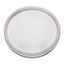 Plastic Lids For Foam Cups, Bowls And Containers, Flat, Vented, Fits 6-32 Oz, Translucent, 100/pack, 10 Packs/carton