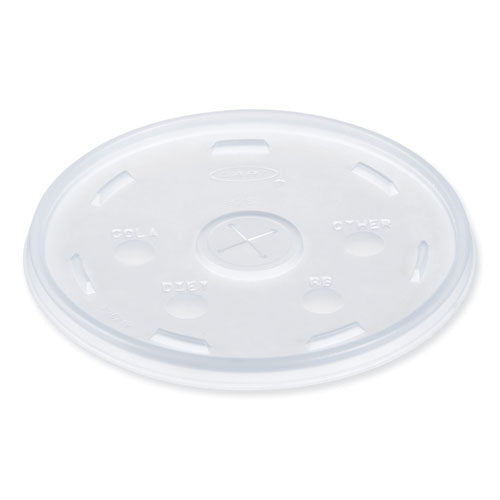 Lids For Foam Cups And Containers, Fits 32 Oz, 44 Oz, 60 Oz Cups, Translucent, 1,000/carton