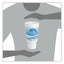 Horizon Hot/cold Foam Drinking Cups, 44 Oz, Ocean Blue/white, 15/bag, 20 Bags/carton