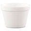 Bowl Containers, 4 Oz, White, Foam, 1,000/carton