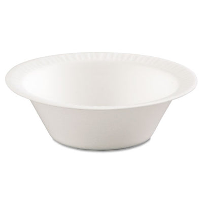 Non-laminated Foam Dinnerware, Bowl, 5 Oz, White, 125/pack, 8 Packs/carton