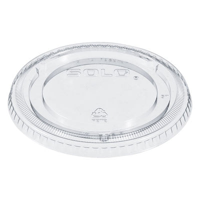 Pete Plastic Flat Cold Cup Lids, Fits 12 Oz To 24 Oz Cups, Clear, 1,000/carton