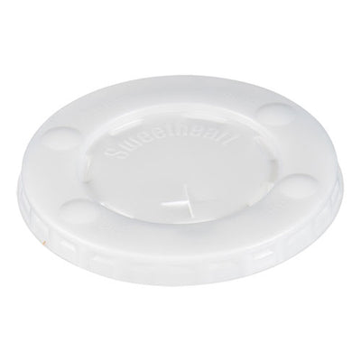 Straw-slot Cold Cup Lids, Fits 9 Oz To 20 Oz Cups, Clear, 100/sleeve, 10 Sleeves/carton