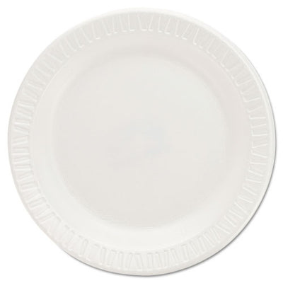 Quiet Classic Laminated Foam Dinnerware Plates, 6", White, 125/pack, 8 Packs/carton