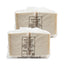 Proplanet Hinged Lid Containers, 3-compartment, 8.3 X 8 X 3, White, Plastic, 150/carton