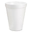 Foam Drink Cups, 8 Oz, White, 25/pack