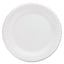 Concorde Non-laminated Foam Plates, 9" Dia, White, 125/pack