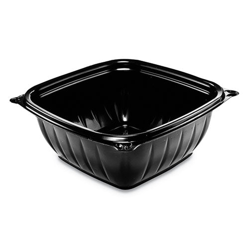Presentabowls Pro Black Square Bowls, 12 Oz, 5 X 5 X 2, Black, Plastic, 63/bag, 8 Bags/carton