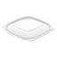 Presentabowls Pro Clear Square Lids For 24-32 Oz Bowls, 8.5 X 8.5 X 0.5, Clear, Plastic, 63/bag, 4 Bags/carton
