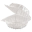 Clearseal Hinged-lid Plastic Containers, 5.8 X 6 X 3, Clear, Plastic, 125/pack, 4 Packs/carton