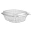 Clearpac Safeseal Tamper-resistant/evident Containers, Domed Lid, 8 Oz, 4.9 X 1.9 X 5.5, Clear, Plastic, 100/bag, 2 Bags/ct