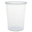 Microgourmet Plastic Deli Container, 32 Oz, 4.7" Diameter X 5.7"h, Clear, 500/carton
