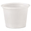 Polystyrene Portion Cups, 1 Oz, Translucent, 2,500/carton