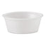 Polystyrene Portion Cups, 1.5 Oz, Translucent, 2,500/carton