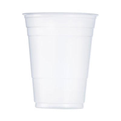 Conex Translucent Plastic Cold Cups, 16 Oz, 50/sleeve, 20 Sleeves/carton