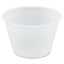 Polystyrene Portion Cups, 4 Oz, Translucent, 250/bag, 10 Bags/carton