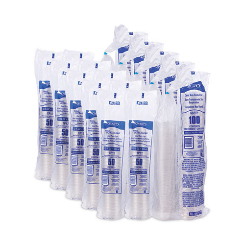 Clear Pet Cups With Single Compartment Insert, 12 Oz, Clear, 500/carton