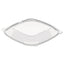 Presentabowls Pro Clear Square Bowl Lids, Large Vented Square, 8.5 X 8.5 X 1, Clear, Plastic, 63/bag, 4 Bags/carton