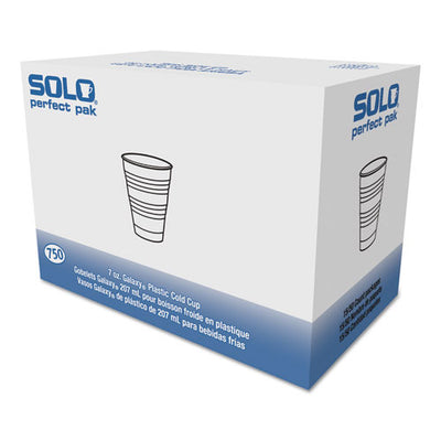 High-impact Polystyrene Squat Cold Cups, 12 Oz, Translucent, 50/pack
