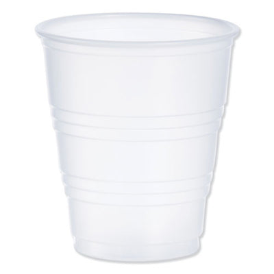 High-impact Polystyrene Cold Cups, 5 Oz, Translucent, 100 Cups/sleeve, 25 Sleeves/carton