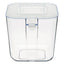 Stackable Caddy Organizer, Small, Plastic, 4.33 X 4 X 4.38, White