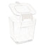 Stackable Caddy Organizer, Small, Plastic, 4.33 X 4 X 4.38, White