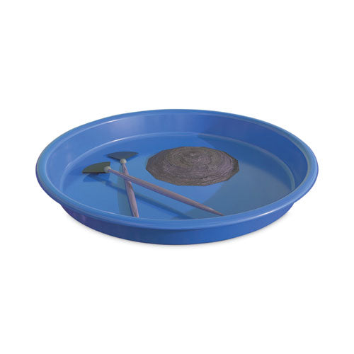 Little Artist's Antimicrobial Craft Tray, 13" Dia., Blue