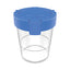 Antimicrobial No Spill Paint Cup, 3.46 W X 3.93 H, Blue