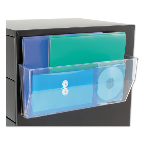 Magnetic Docupocket Wall File, Legal/letter Size, 15" X 3" X 6.38", Clear