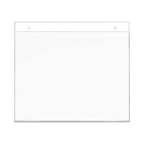Classic Image Wall-mount Sign Holder, Landscape, 11 X 8.5, Clear