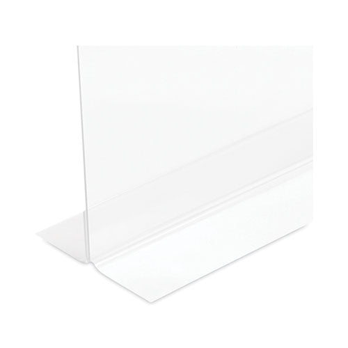 Classic Image Double-sided Sign Holder, 8.5 X 11 Insert, Clear